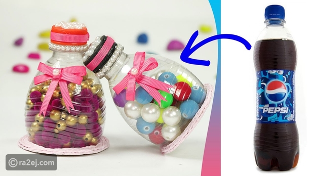 أفكار للإستفادة من العلب البلاستيكية في الديكور رائج