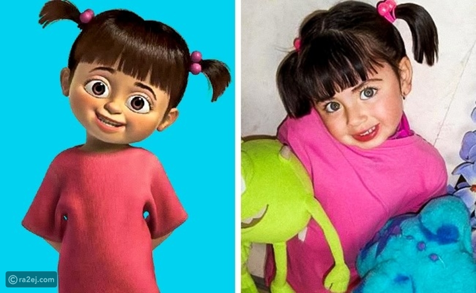بوو من فيلم Monsters, Inc. تشبه هذه الفتاة