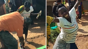 فيديو: لقطات مؤثرة لسيدة ترتدي حذاء لأول مرة في حياتها!