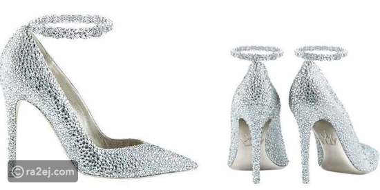  حذاء نسائي مرصع بالألماس